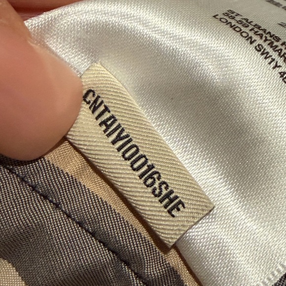 Burberry London Quilted Jacket Nova Check Lining Full Zip Large - Picture 8 of 9